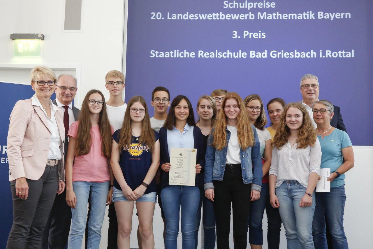 Prämierung 2018 / Landeswettbewerb Mathematik Bayern