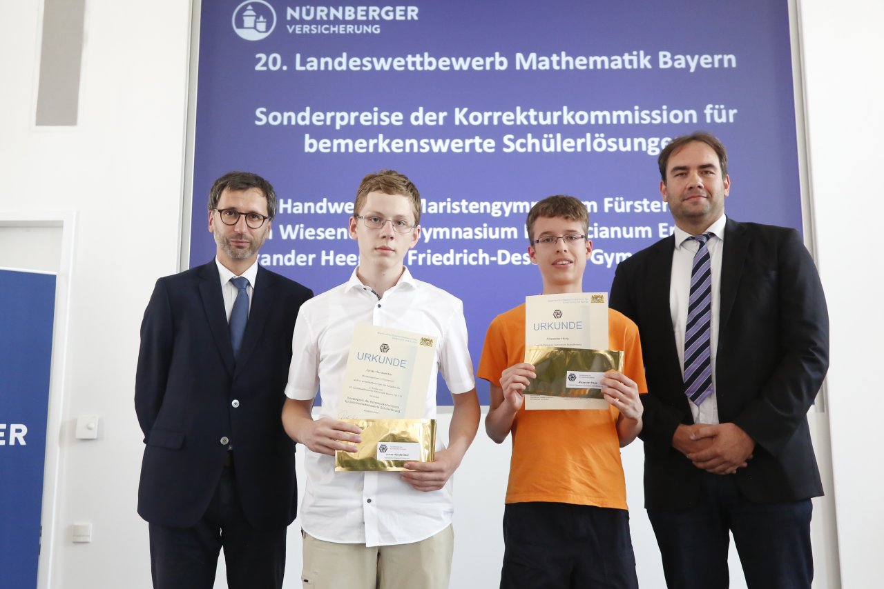 Prämierung 2018 / Landeswettbewerb Mathematik Bayern